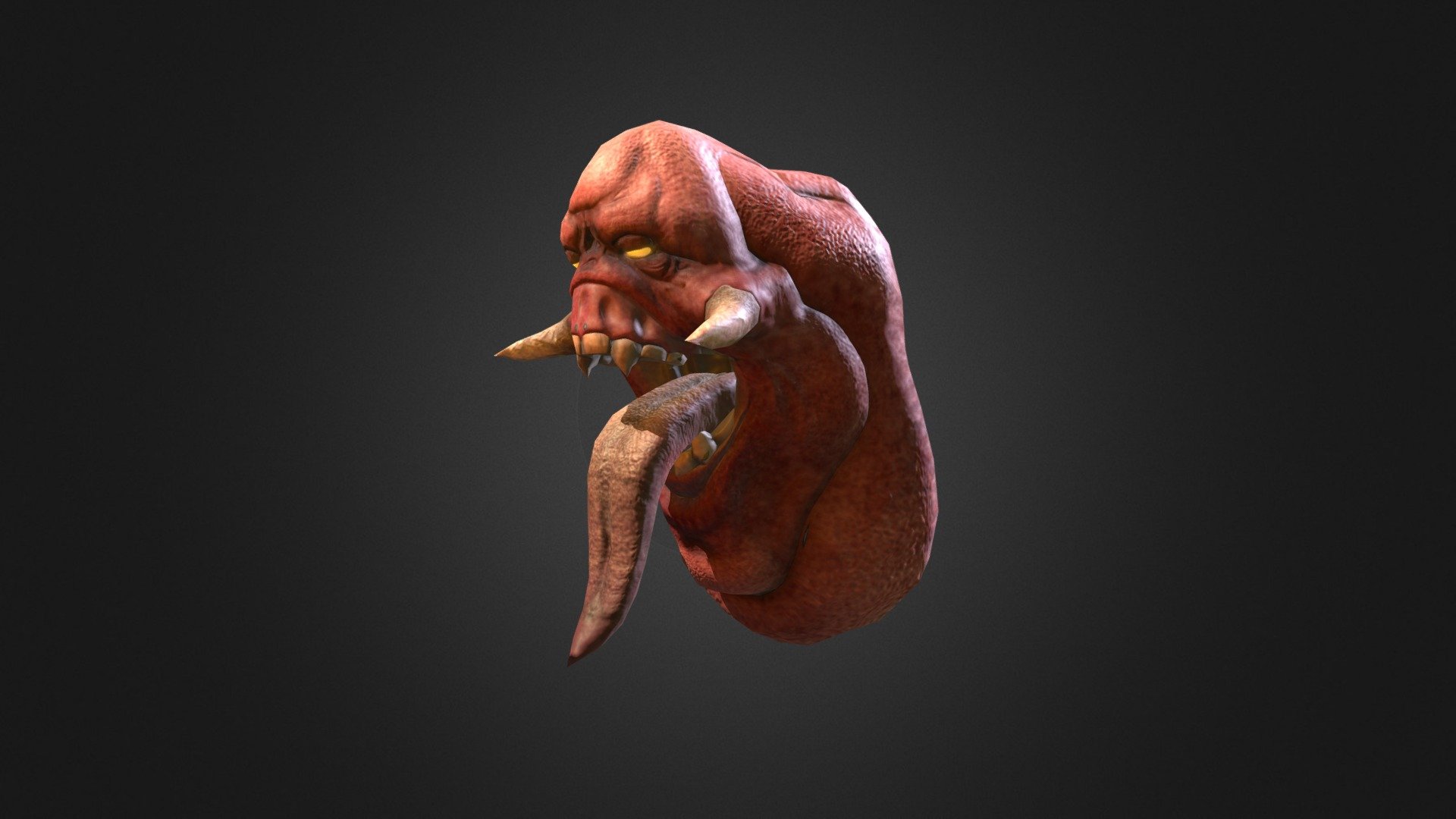 Den of Evil:Boss head 3d model