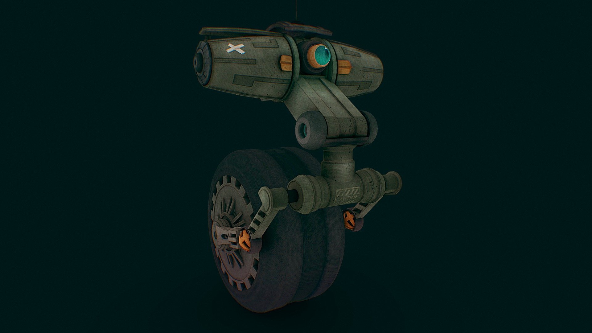 Riding Robot 3d model