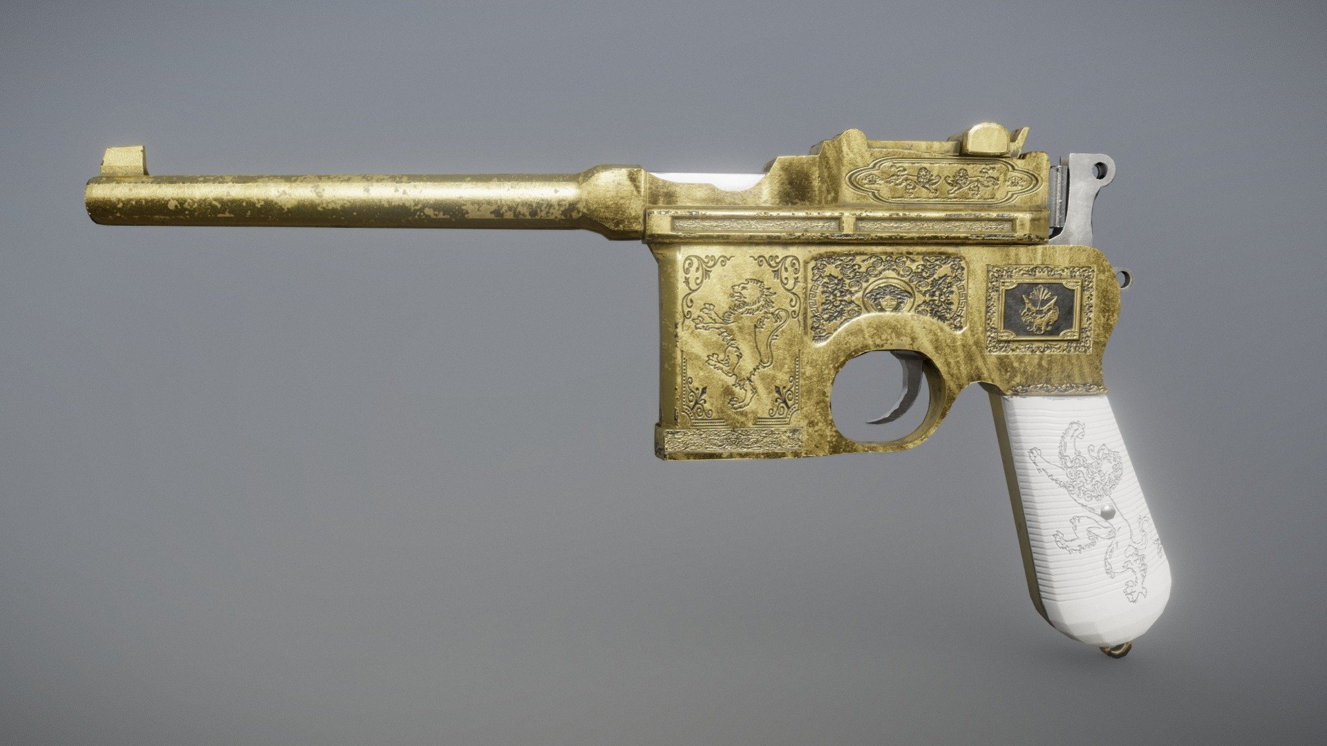 Mauser C96 3d model