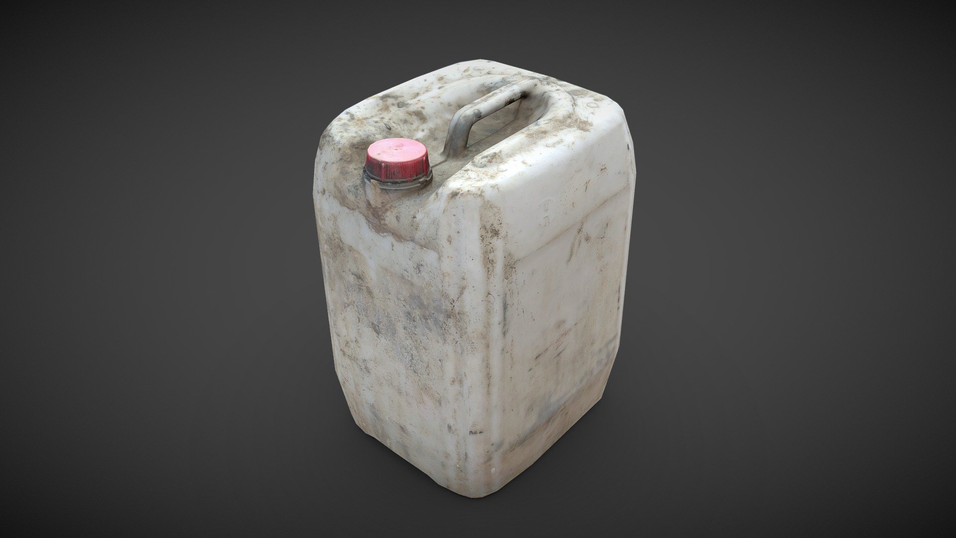 #6 Plastic Canister | Канистра [Lowpoly] 3d model