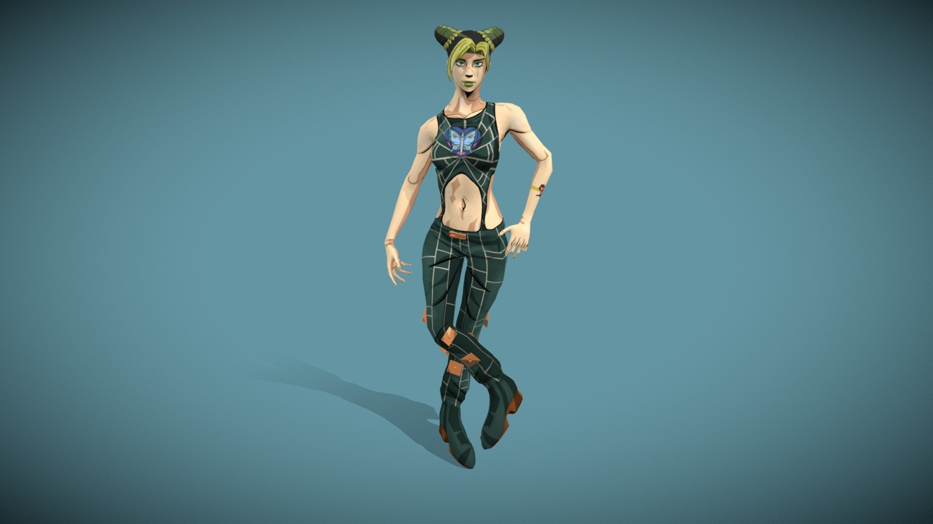 Jolyne Kujo from Stone Ocean 3d model