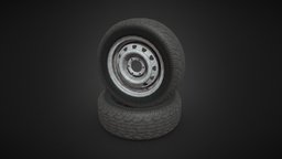 Wheel low-poly