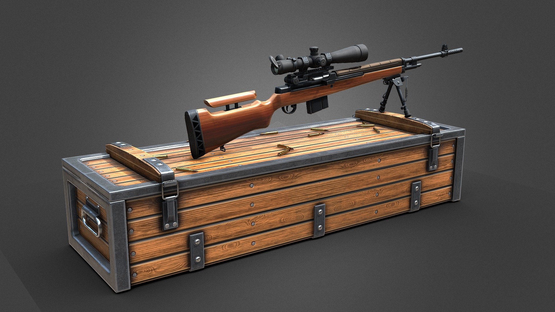 SniperRifle 3d model