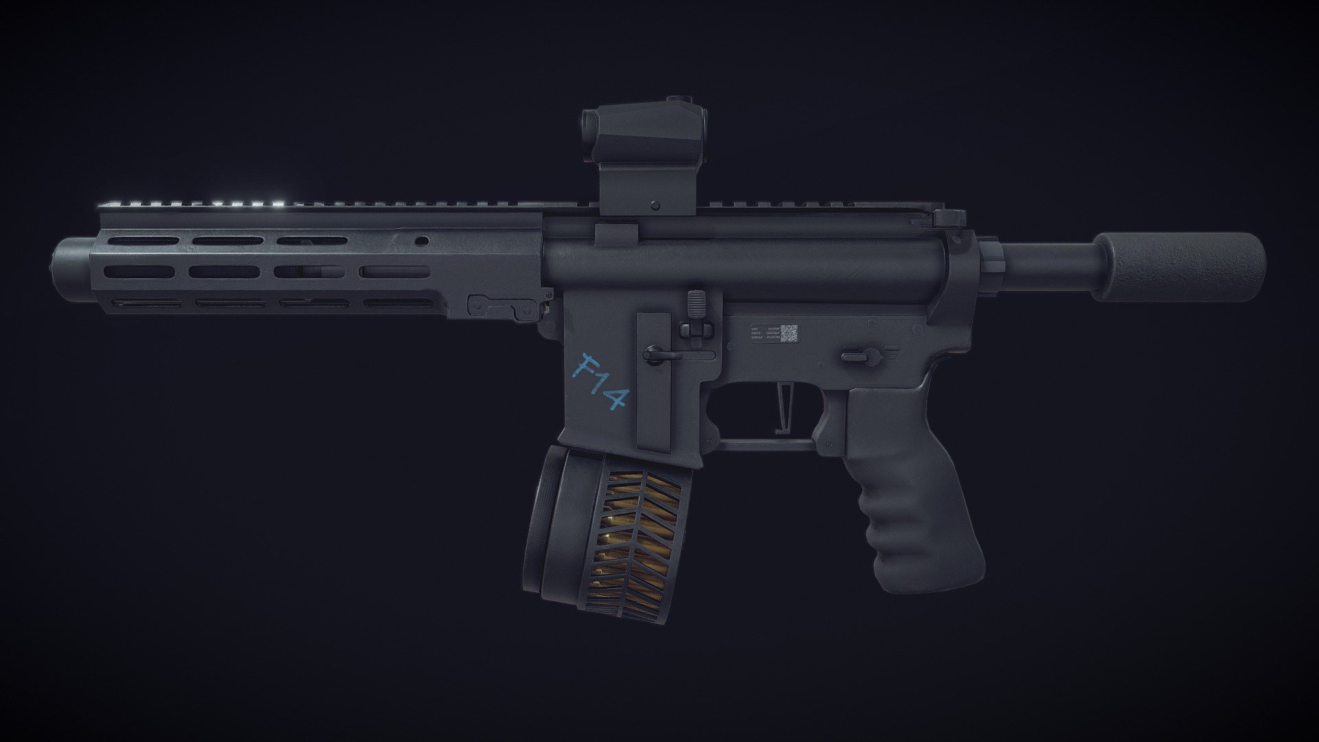 AR15 Compact 3d model