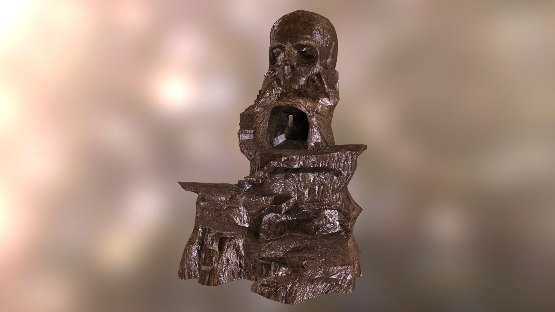 Skull Rock 3d model