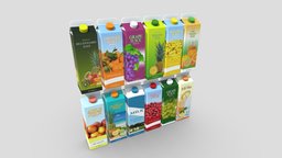 Juice Carton Pack 3