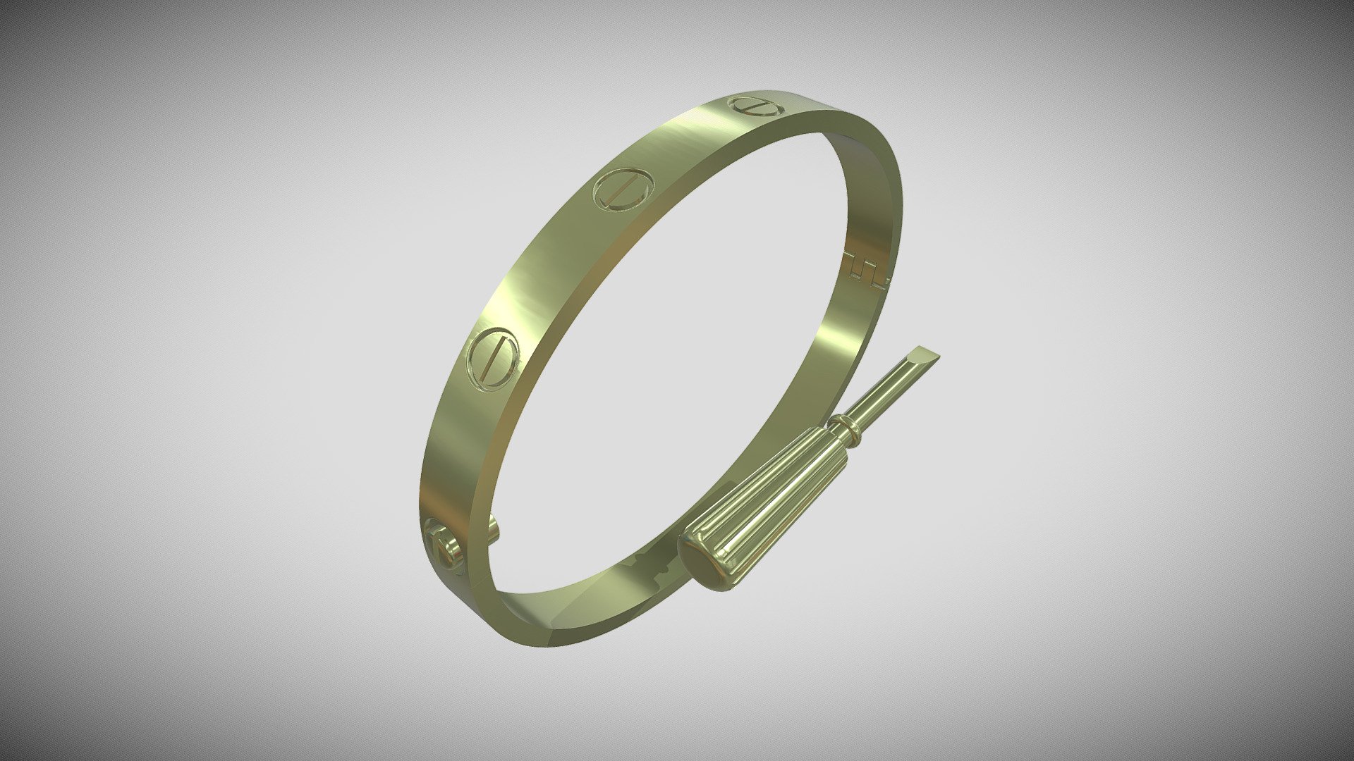 Love Bracelet 3d model