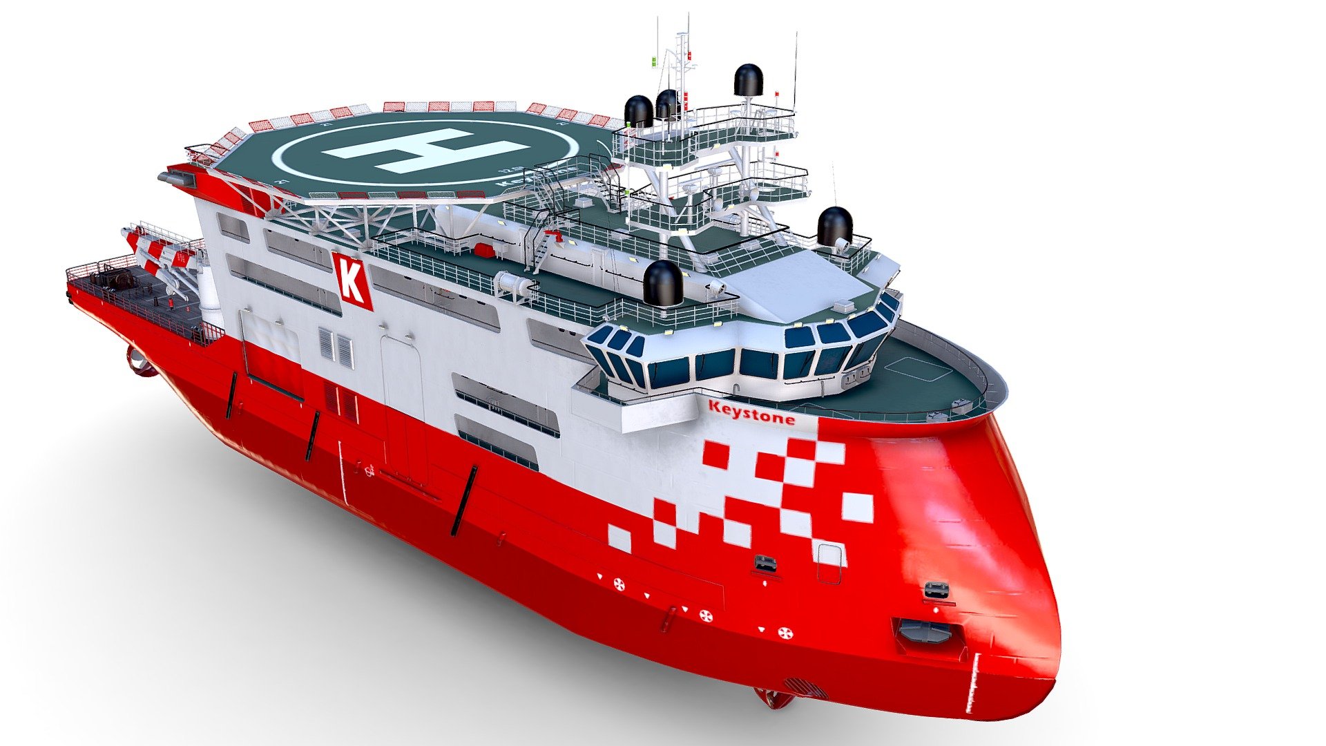 Offshore_ Construction_ Vessels_OCV 3d model