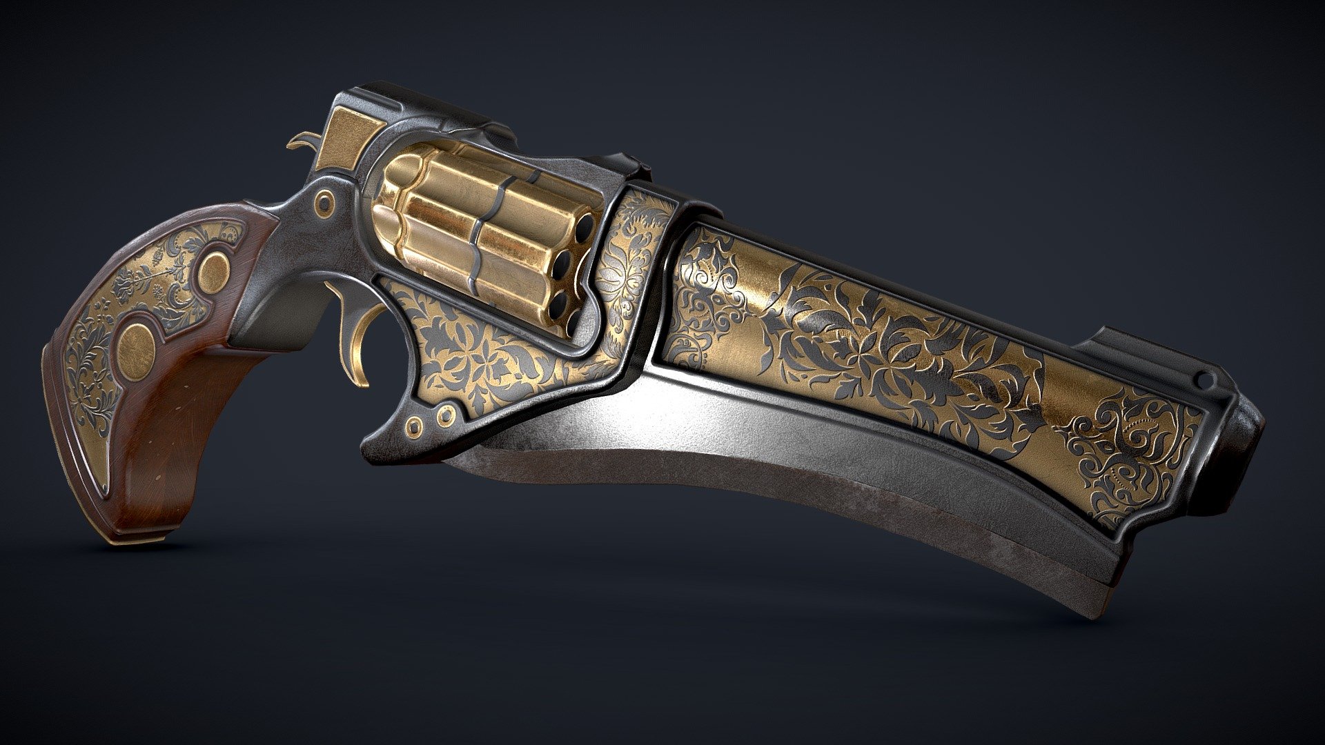 Revolver 3d model