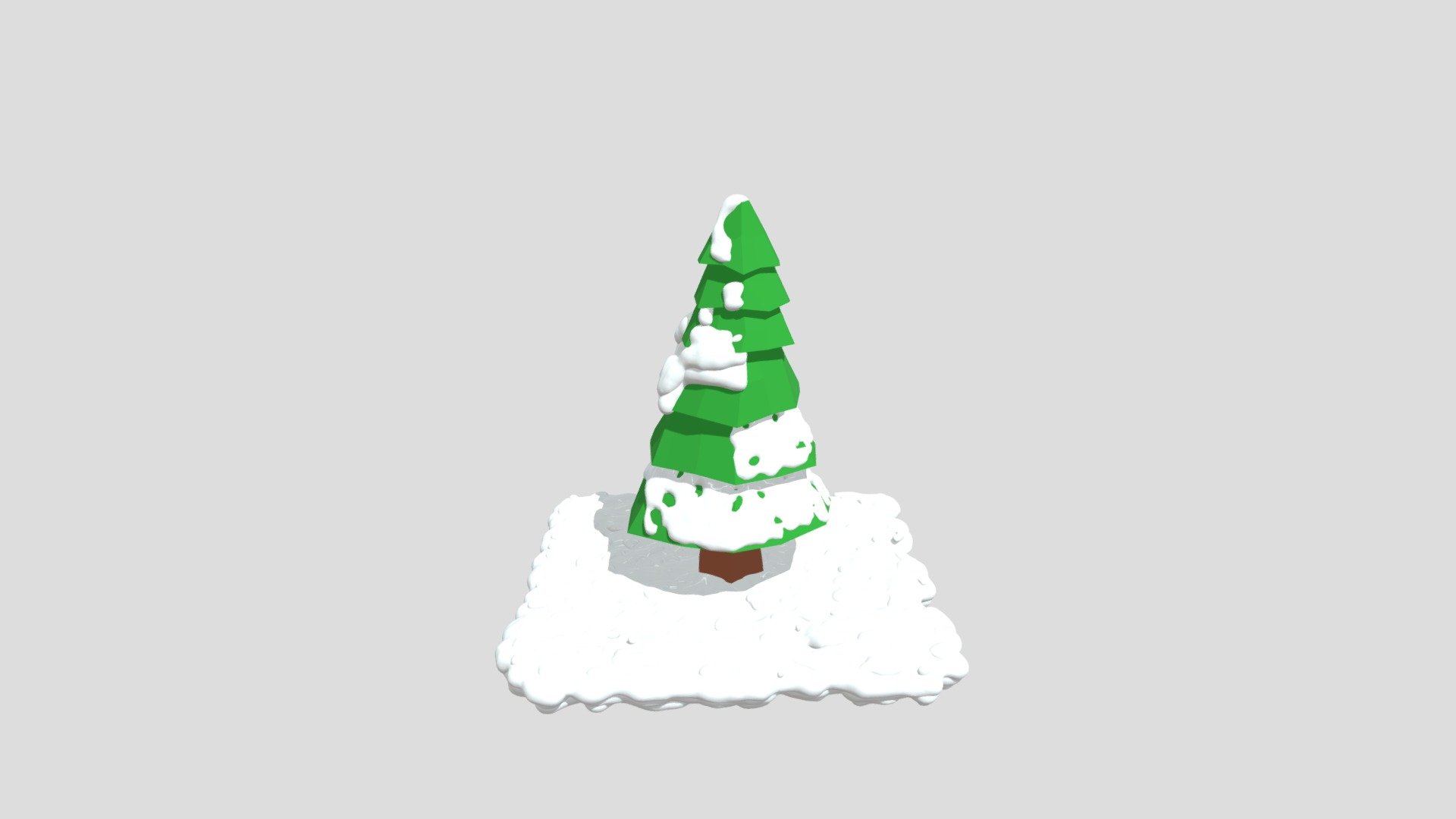 Animated Christmas tree 3d model