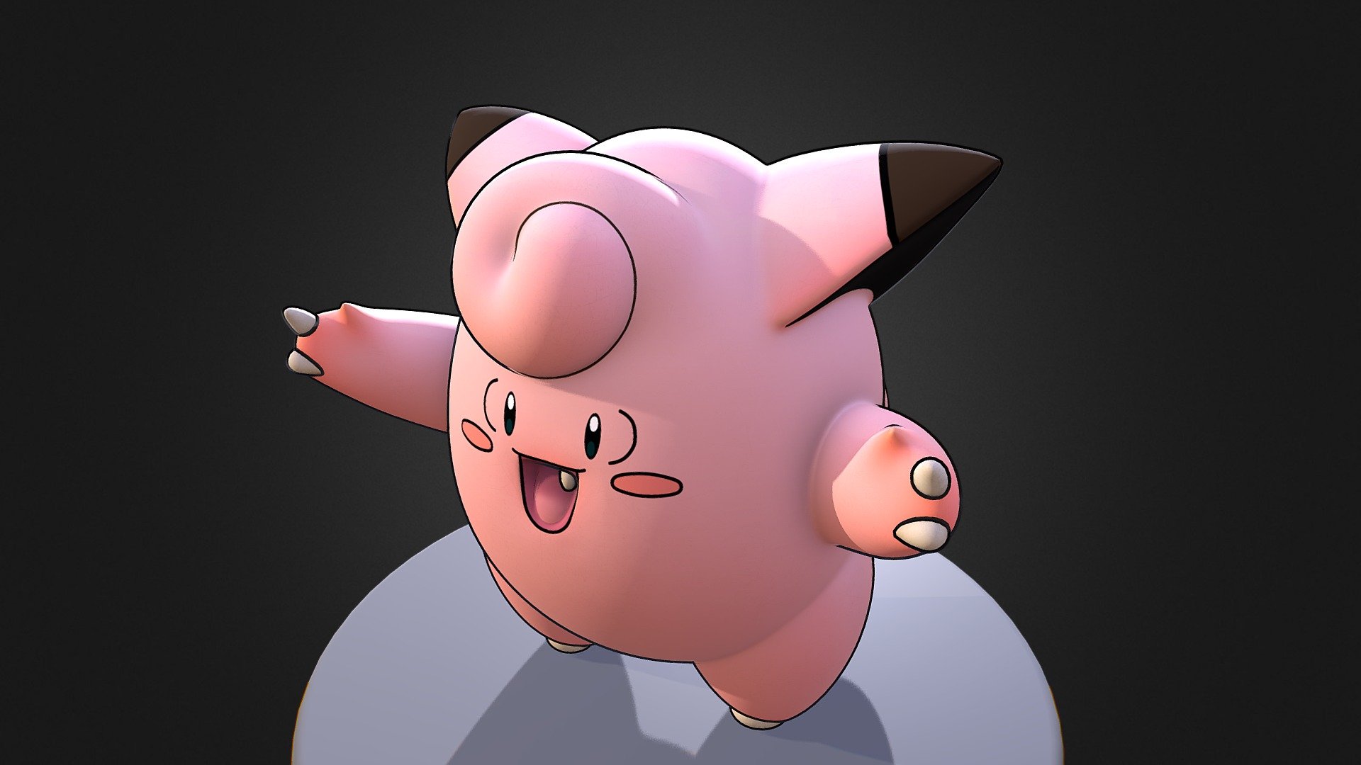 Clefairy Pokemon 3d model