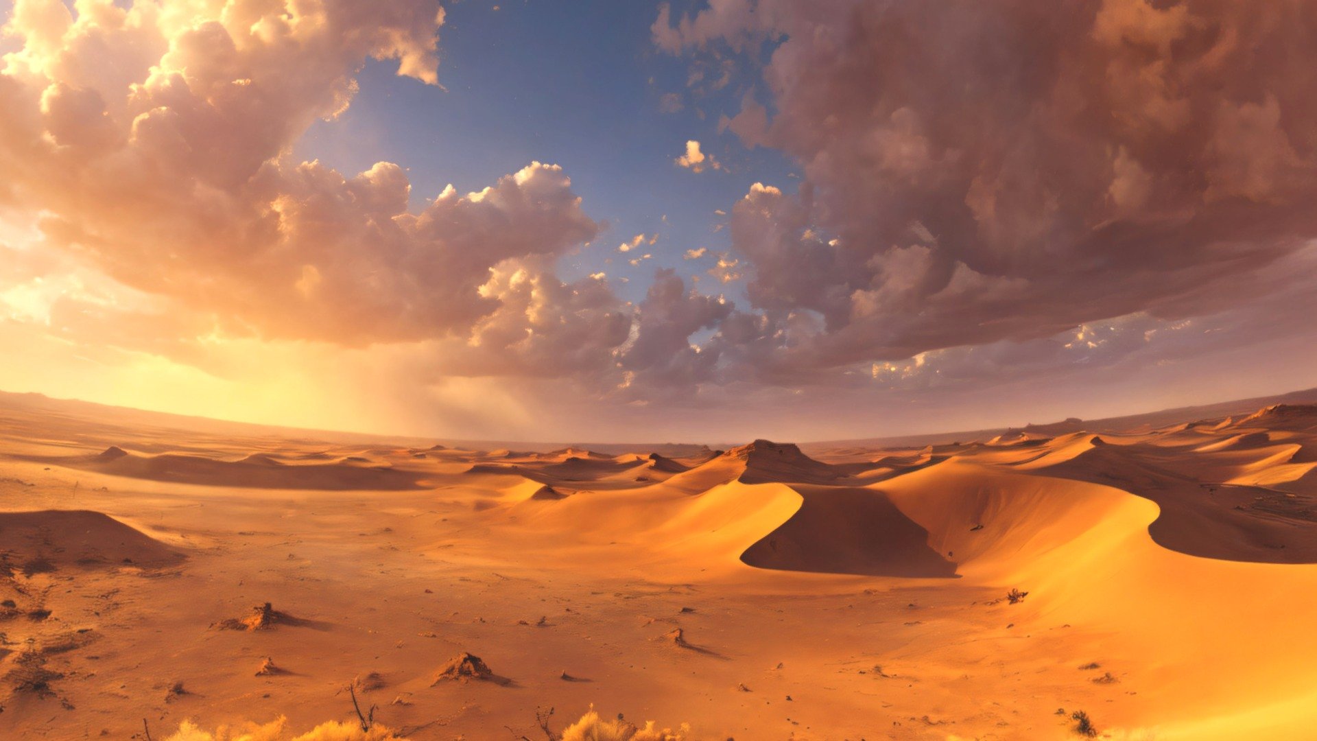 HDRI Post-Apocalyptic Desert Panorama A 3d model