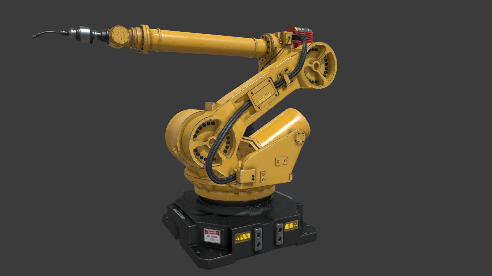 Industrial Robot 3d model