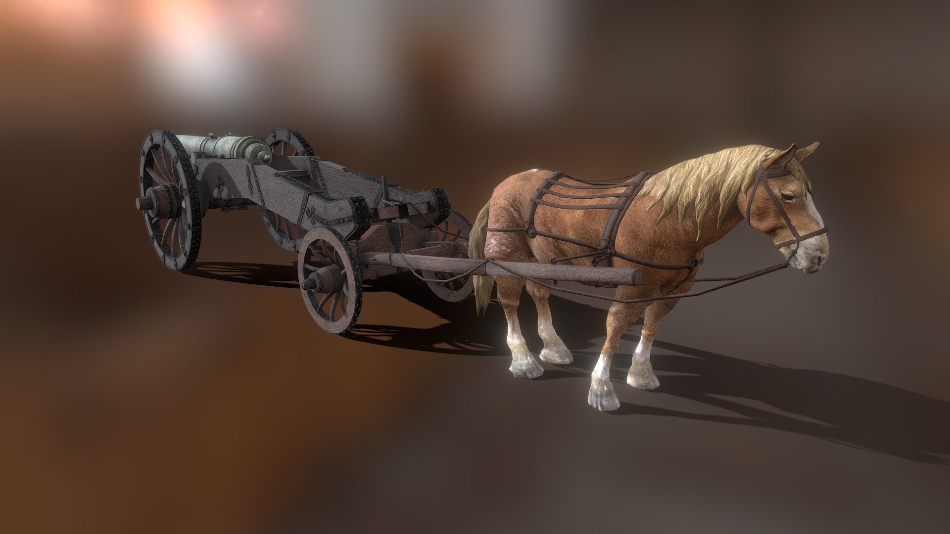 Front carriage 3d model