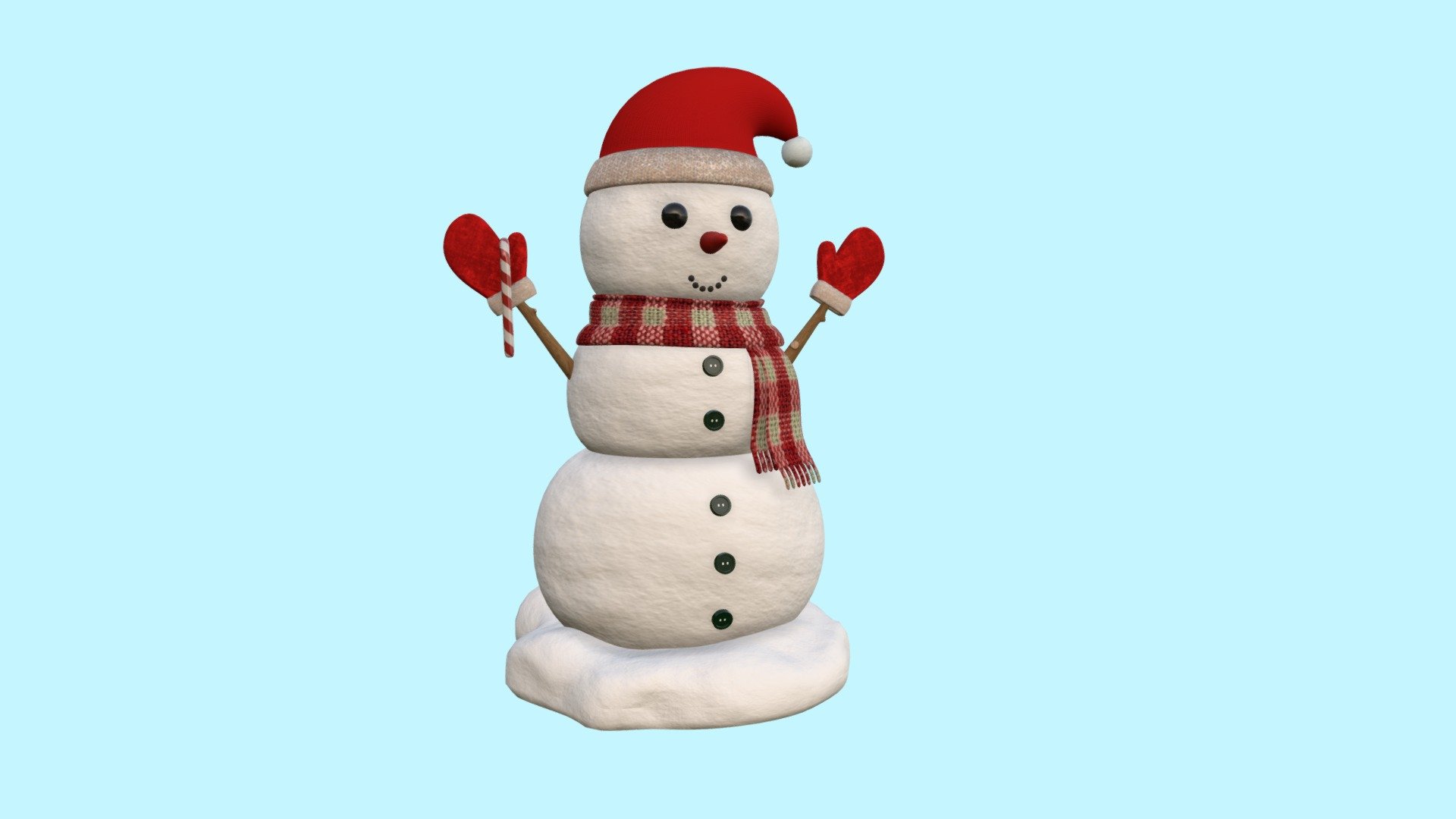 Snowman 3d model