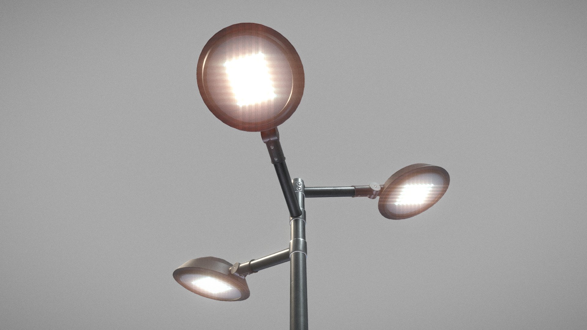 Street Light 15 v.5 (3m) (Pole 3) 3d model