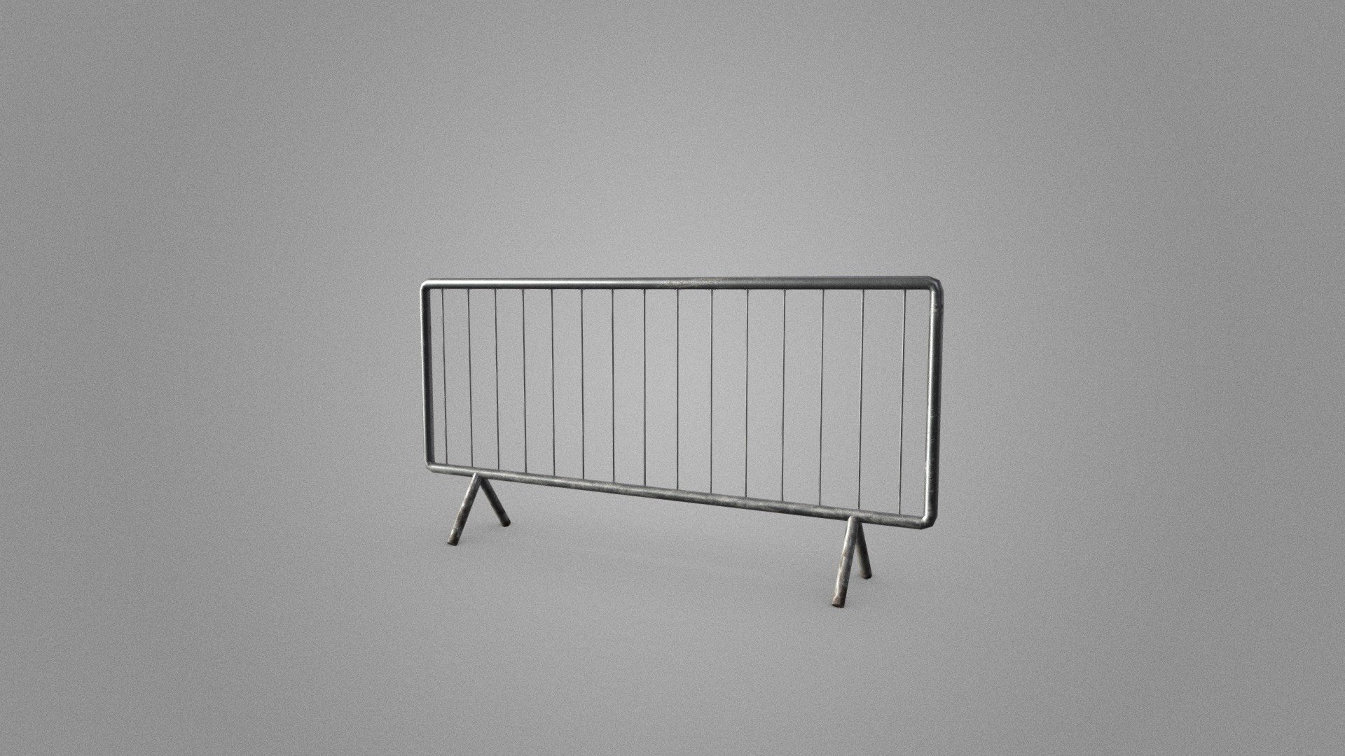 Steel Barrier 3d model