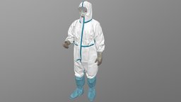 S00014 Doctor in a hazmat suit