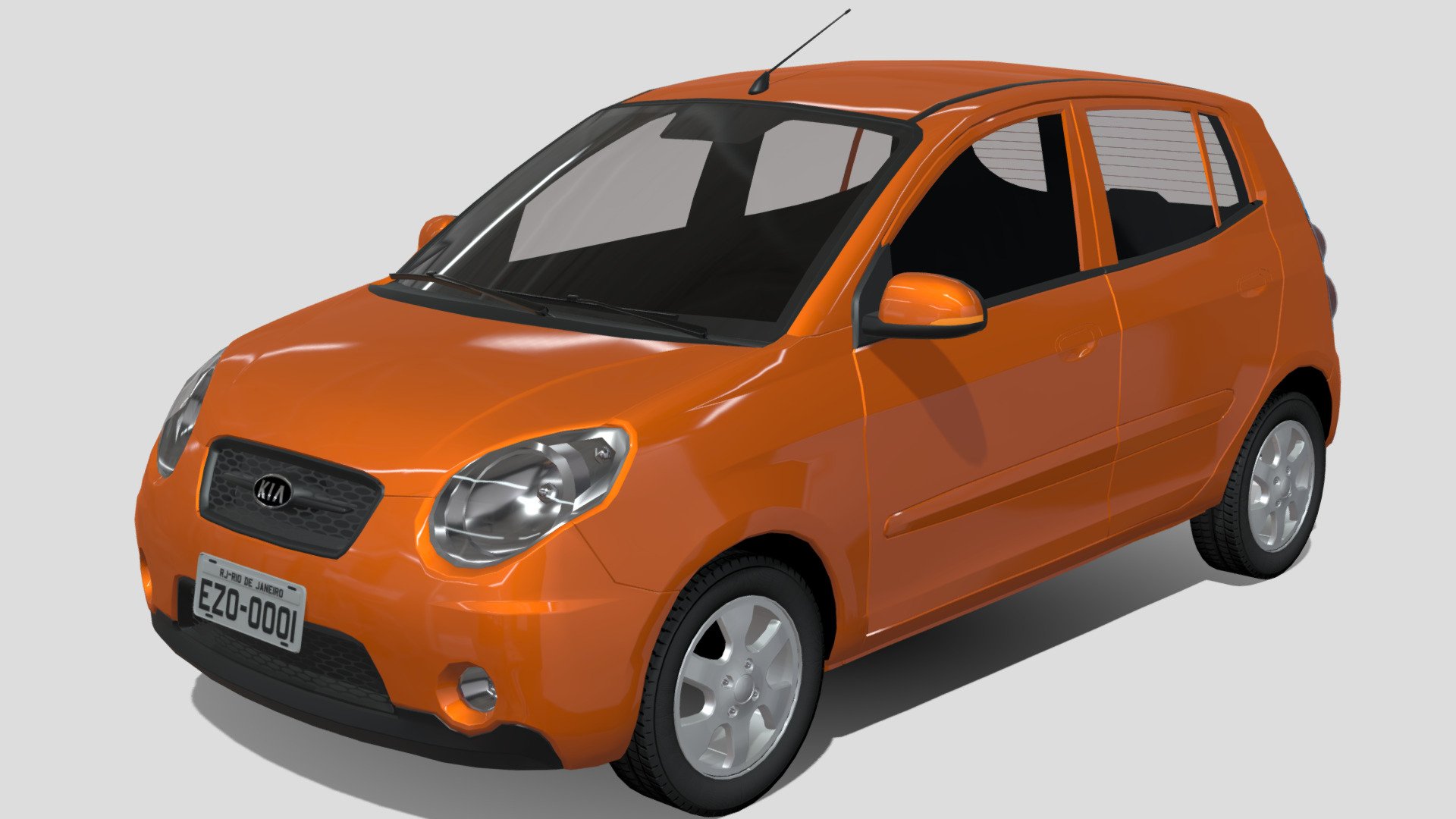 2010/11 Kia Picanto EX3 1.0 12V 3d model