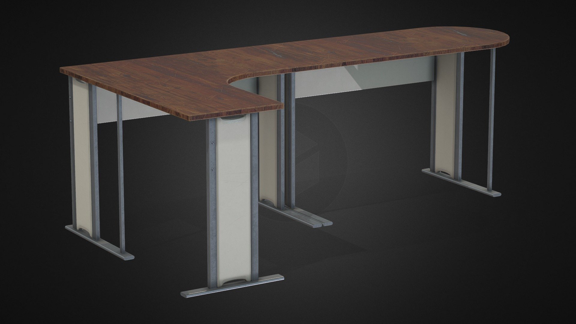 Office desk 3d model