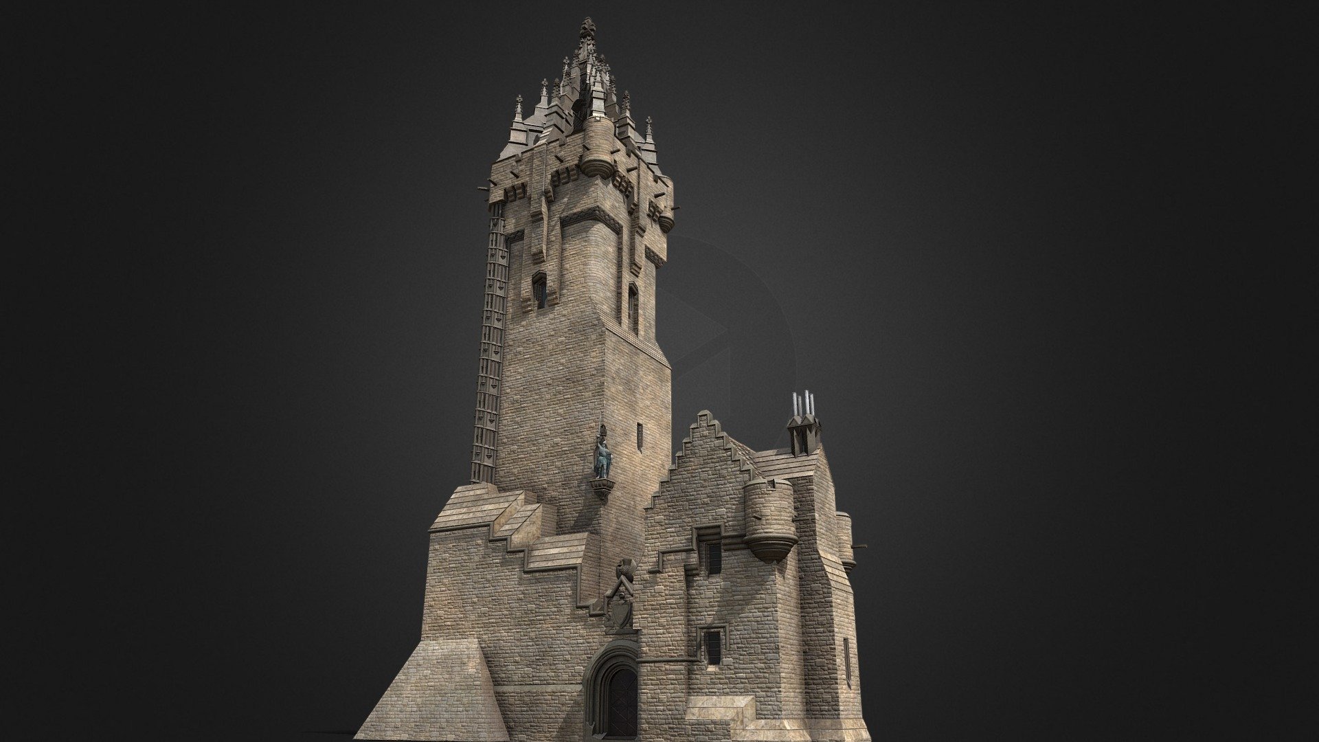 The National Wallace Monument 3d model