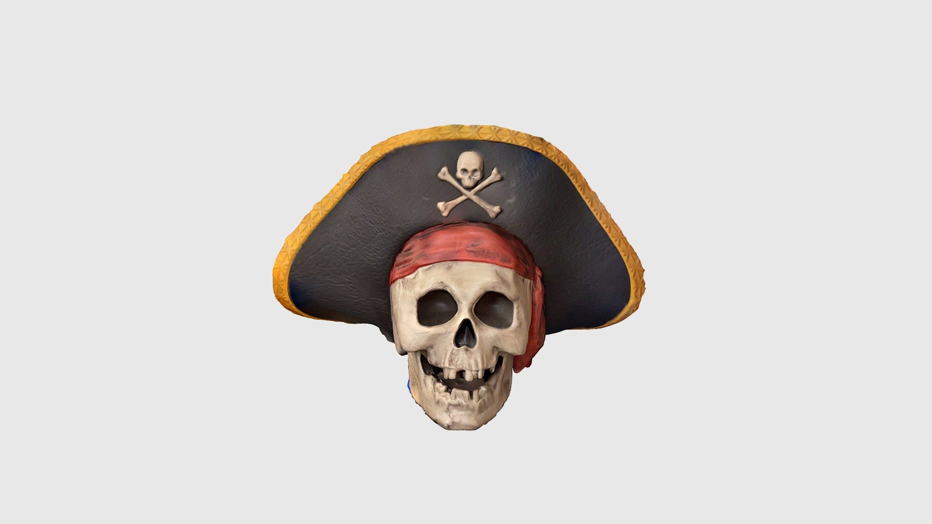 Pirate Skull Piggy Bank 3d model