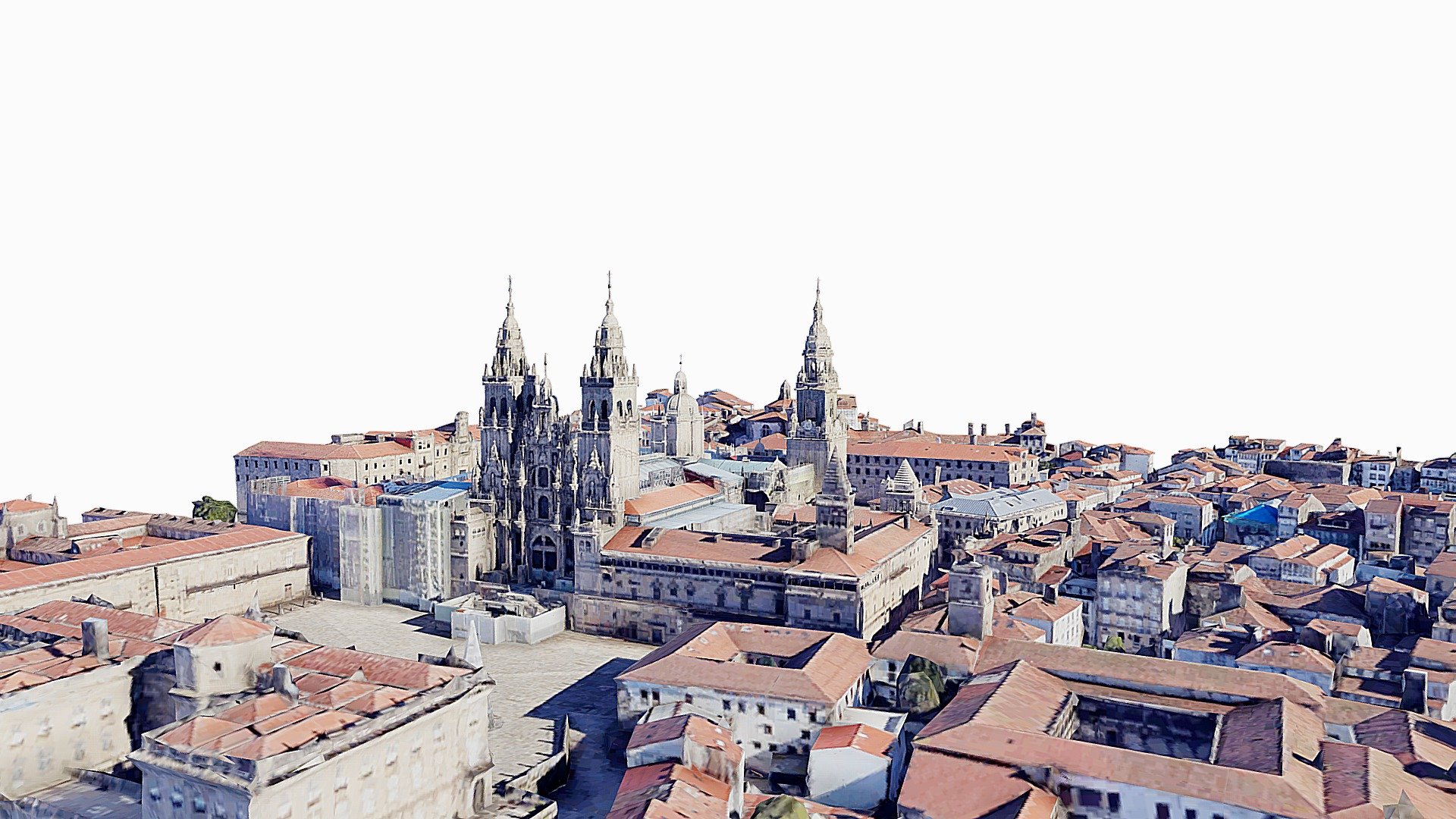 Santiago de Compostela Cathedral 3d model