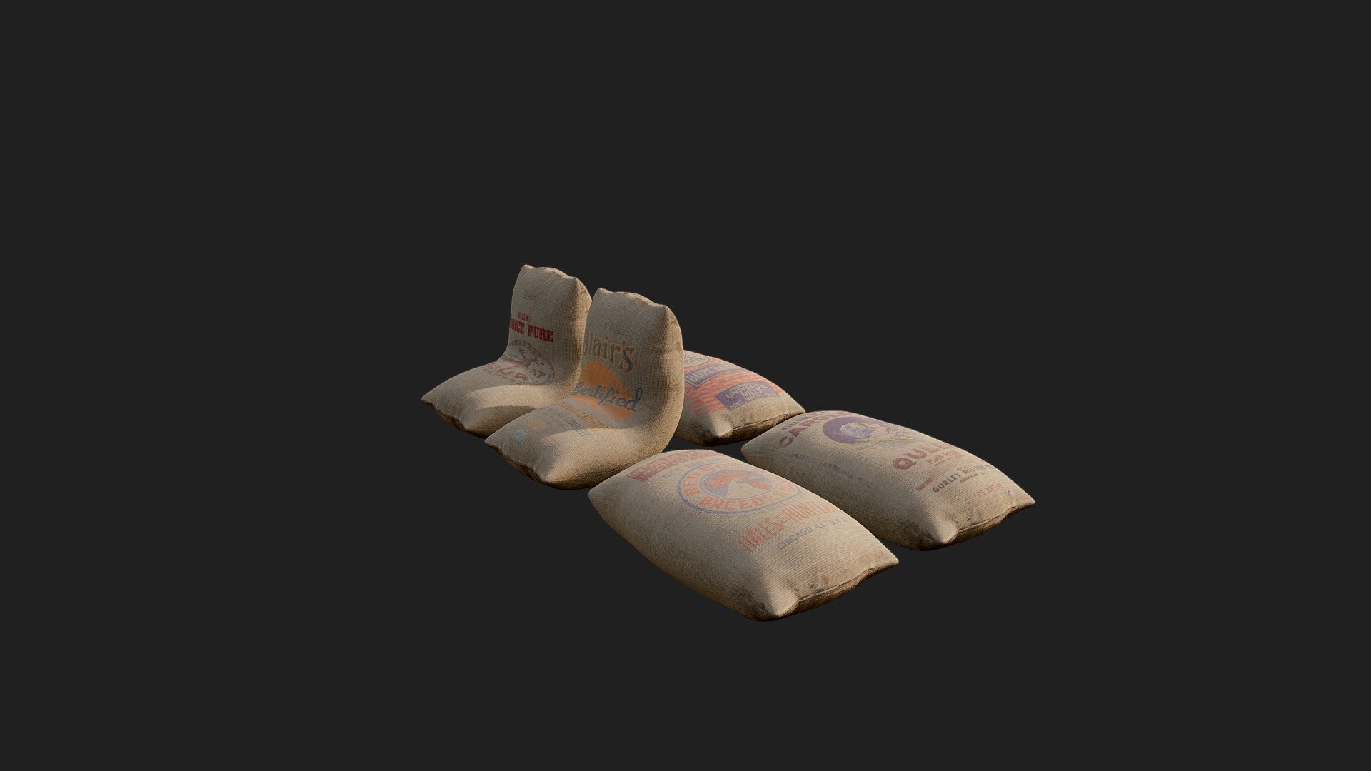 Feed Sacks 3d model