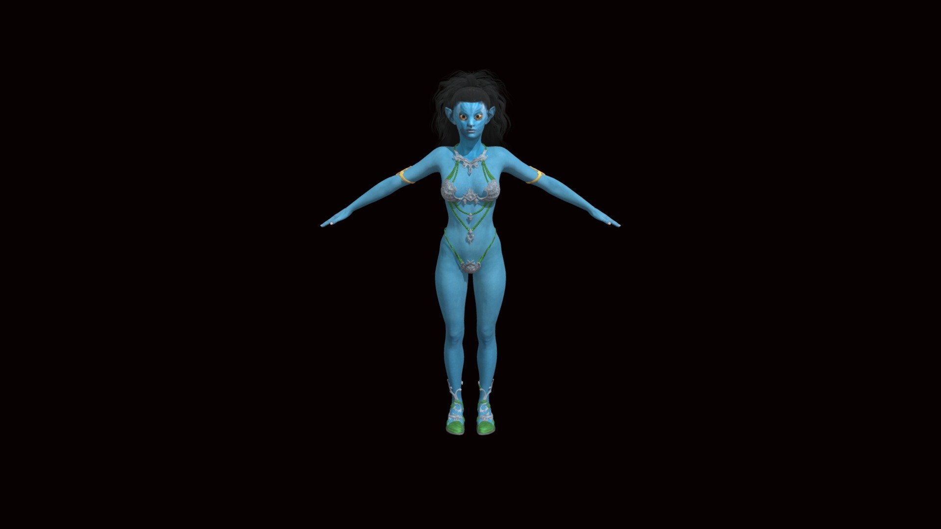 Avatar Femelle2 3d model