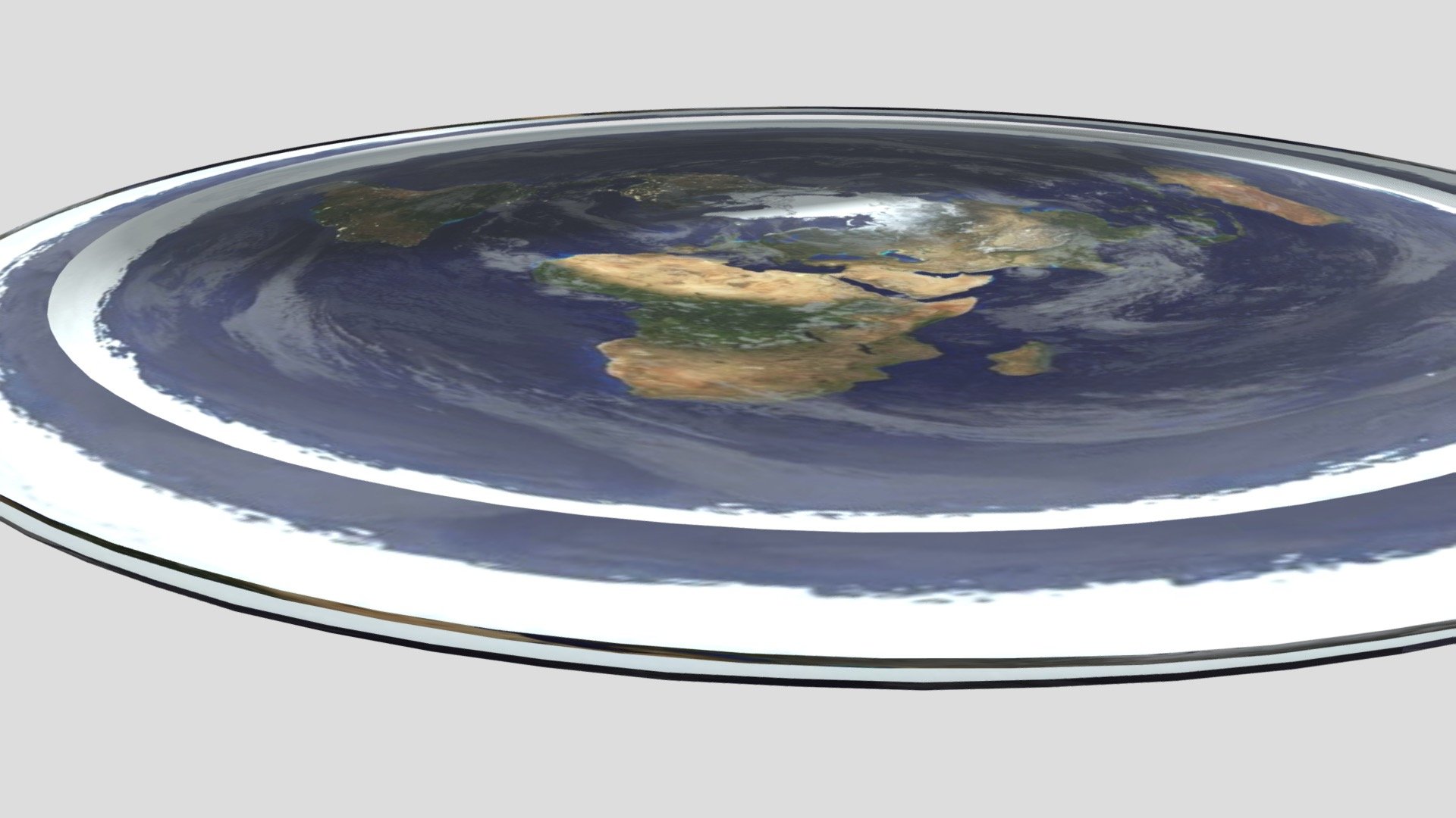 Flat+earth 3 3d model