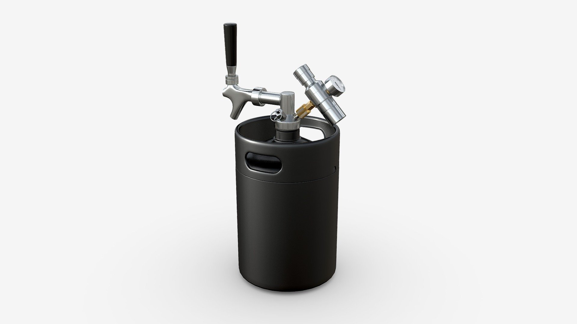 Pressurized Keg System 01 3d model