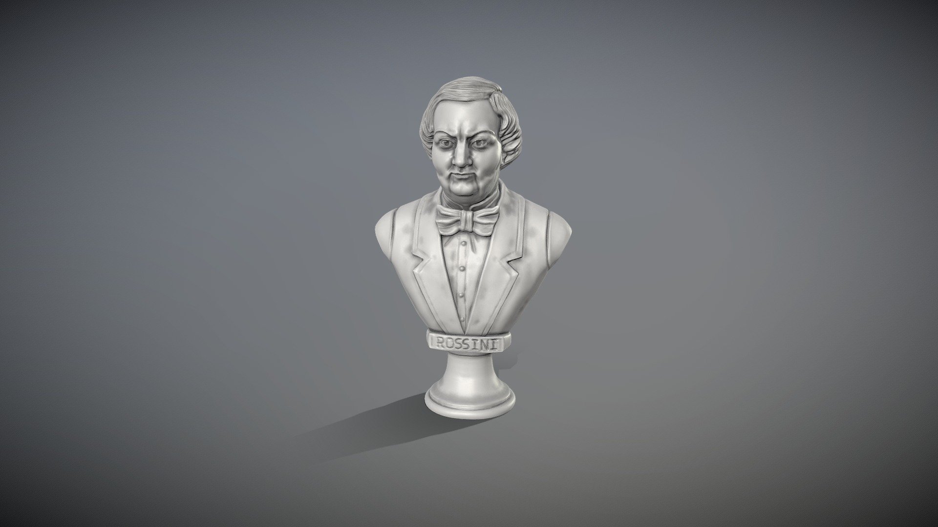 Rossini Gioacchino Composer Bust 3d model