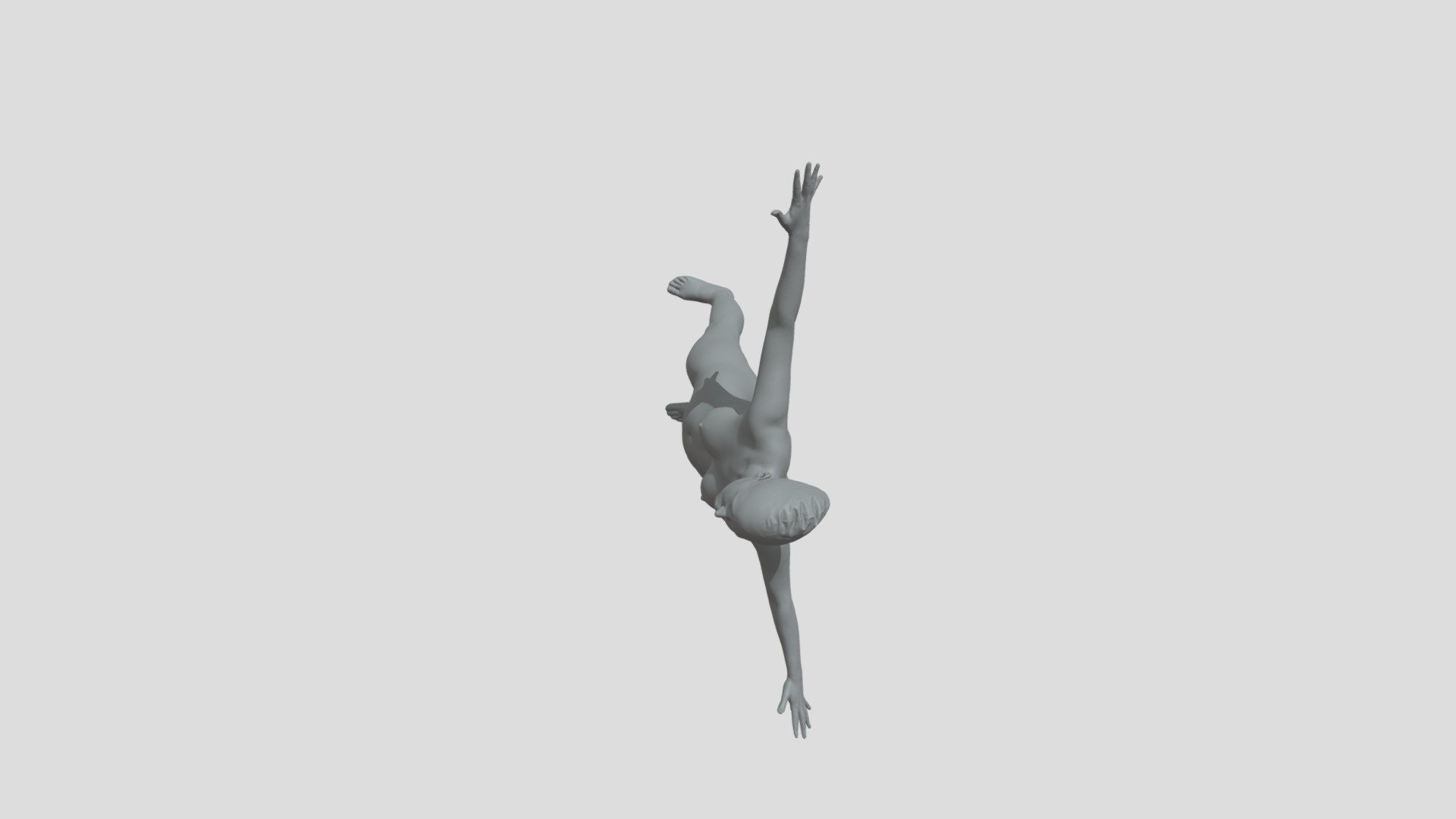 Base Body Scan Human 3D Model Irma Nude 3d model