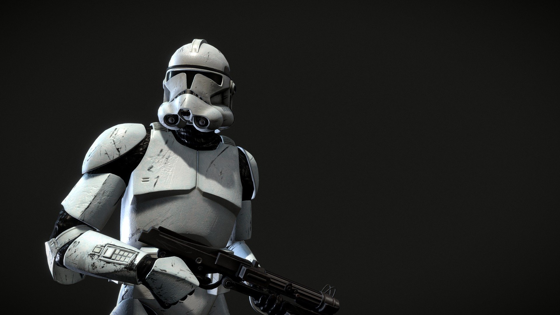 Clone Trooper Phase 2 Standard 3d model