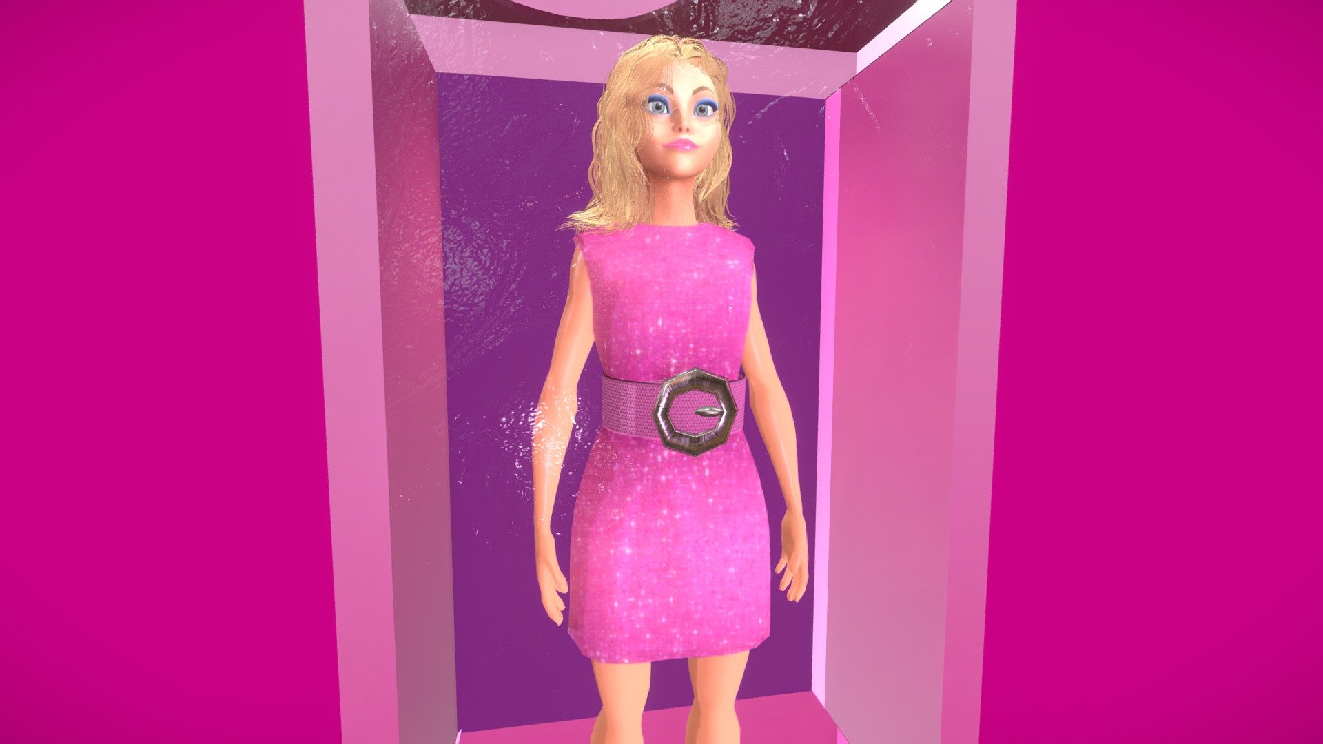 My Doll Barbie Style 3d model