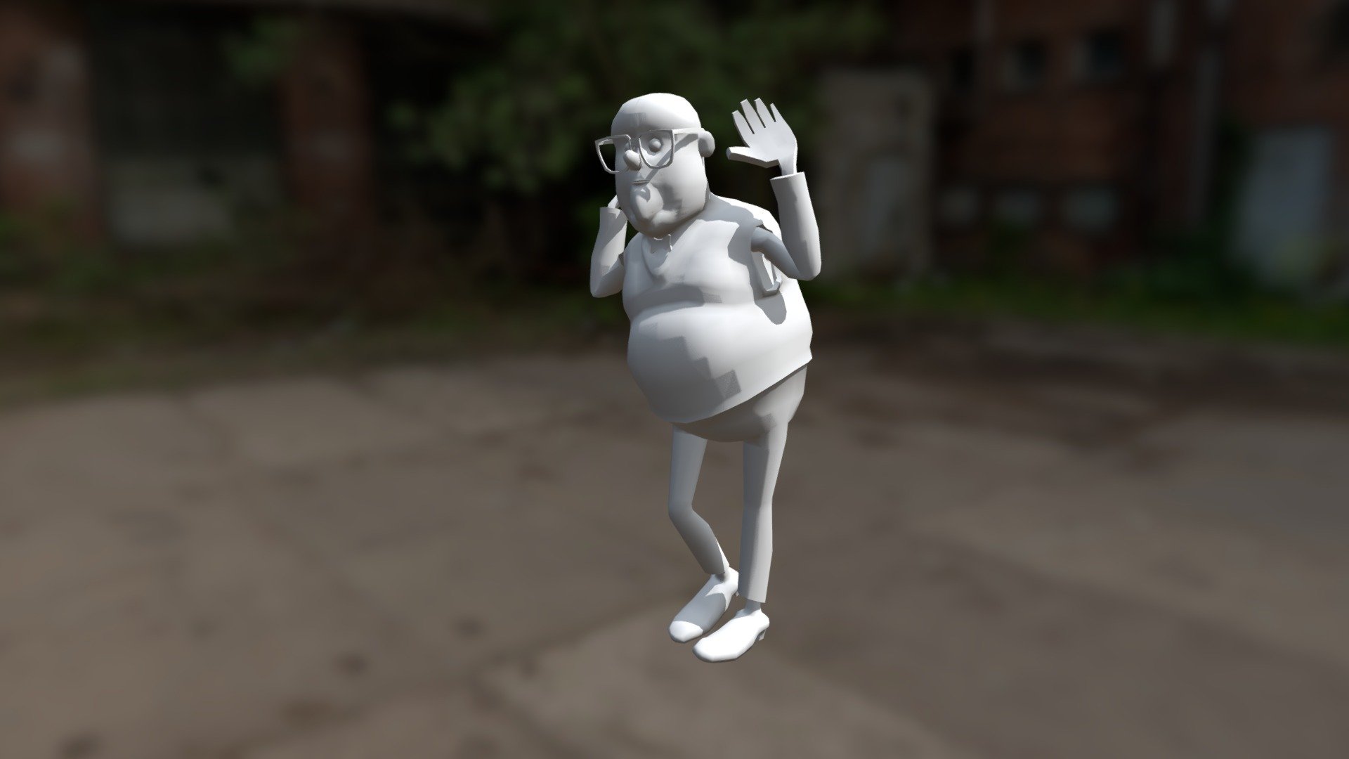 Dance, Fat Boy 3d model