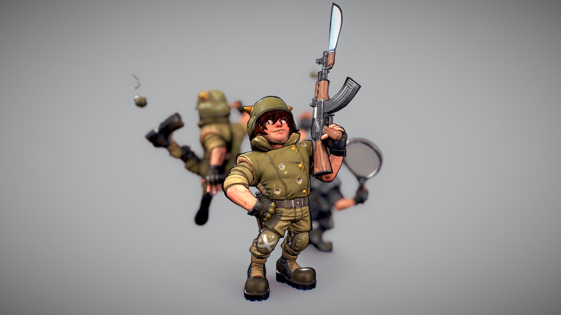 Bobby Daemon 3d model