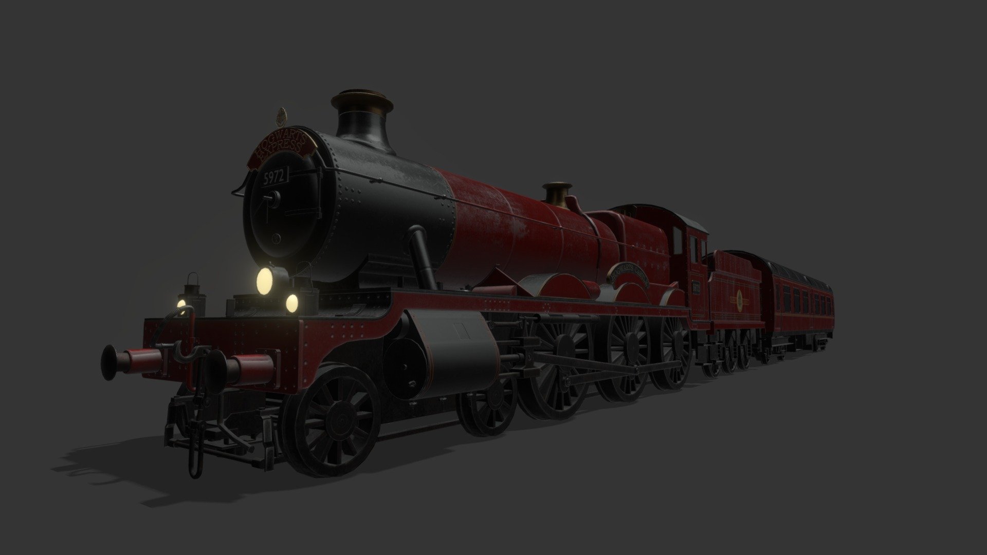 HogwartsExpress of Harry Potter 3d model