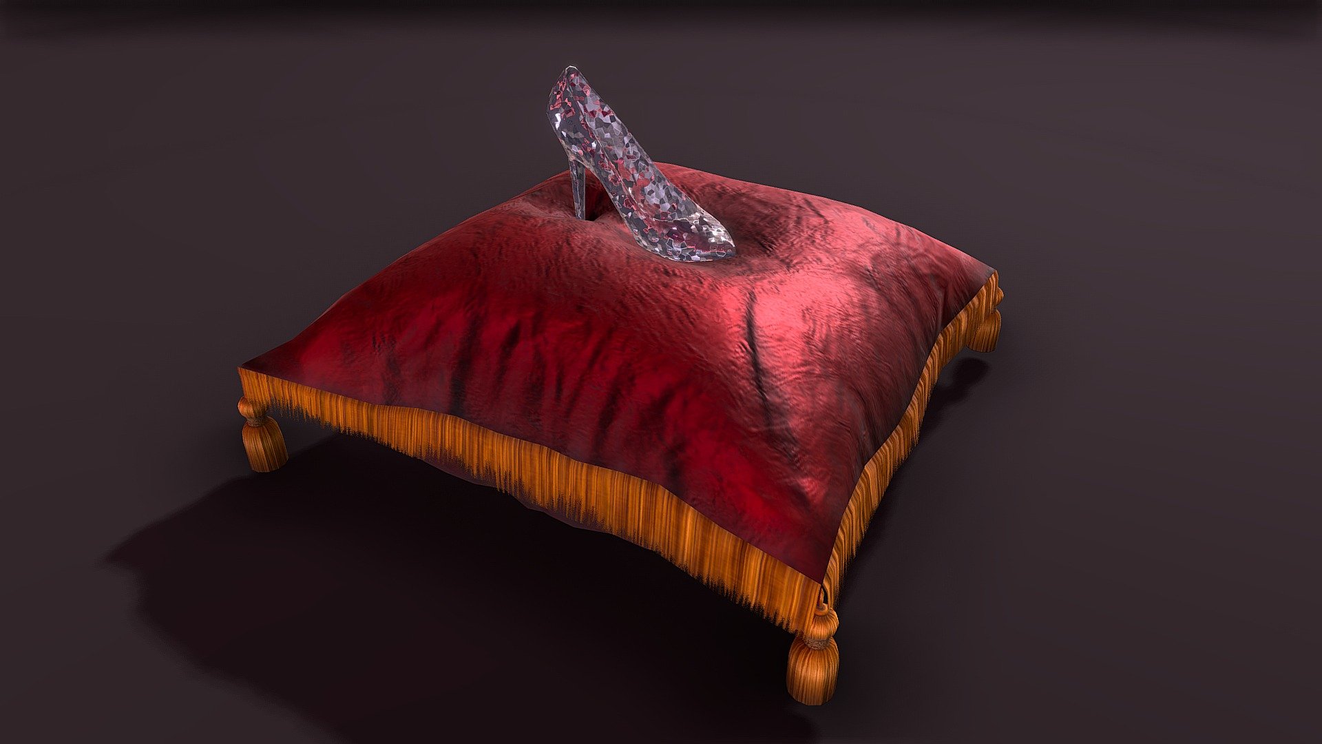 Crystal Shoes 3d model