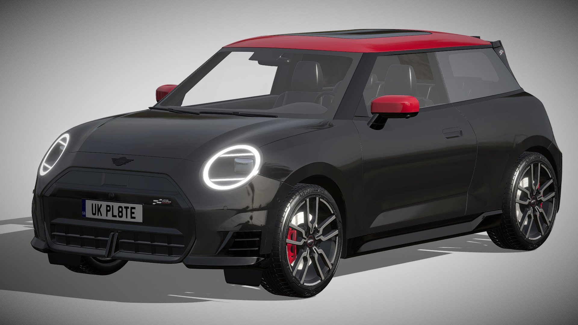 Mini Cooper SE JCW Trim 2024 3d model