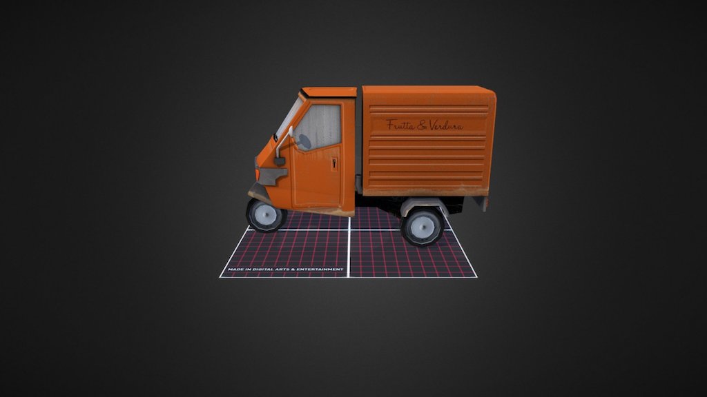 Piaggio Ape 3d model