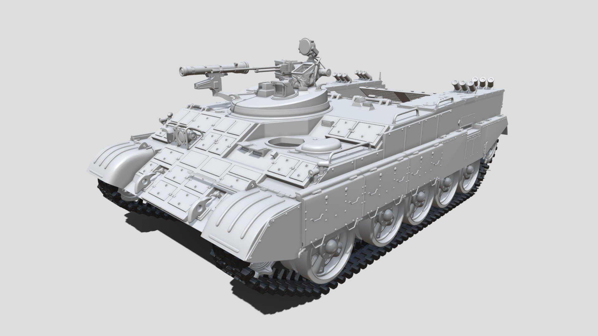 BTR-T 3d model