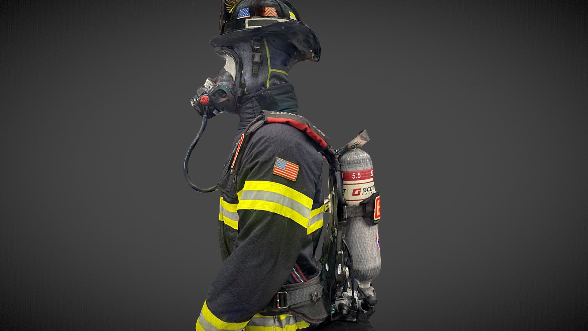 Fireman fdic 3d model