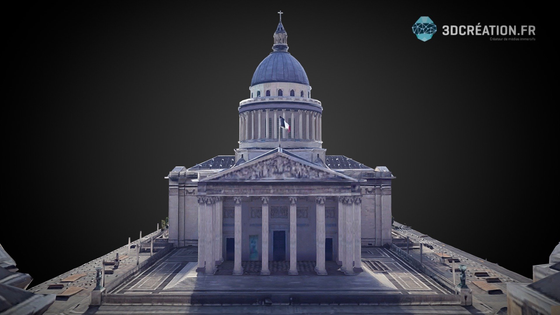 PARIS PANTHEON FRANCE 3d model