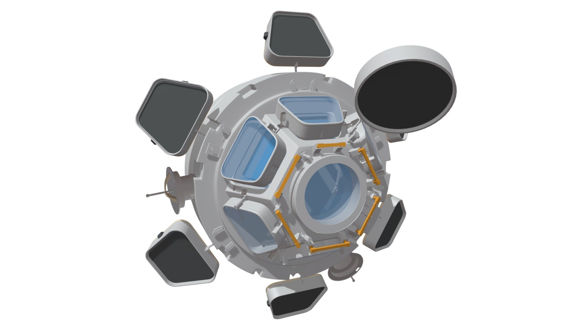 Cupola ISS Module ISS 3d model