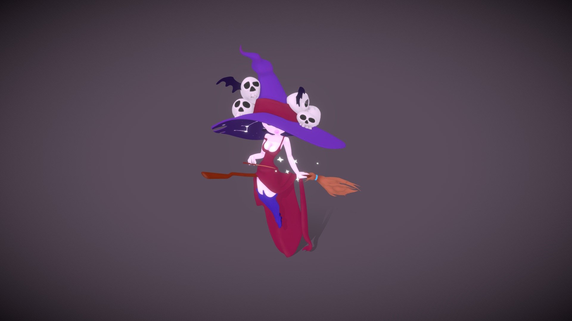 Witch 3d model