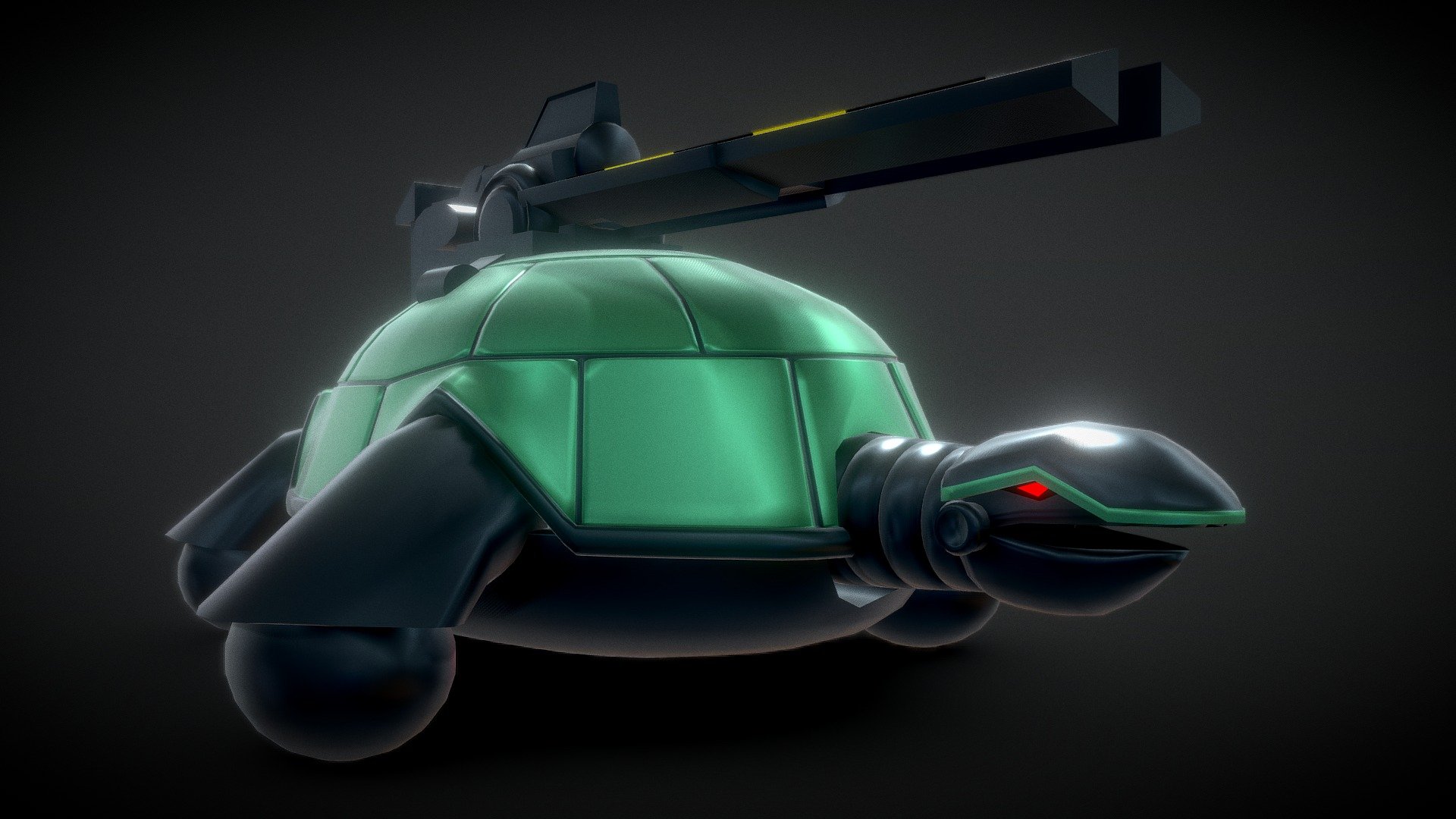 Catapult Turtle (Yugioh) 3d model