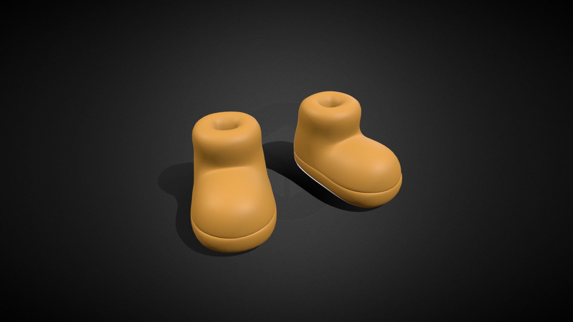 Cartoon Shoes A1 3d model