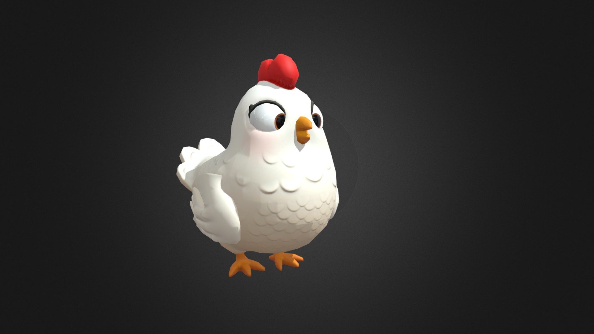 Chicken_look 3d model