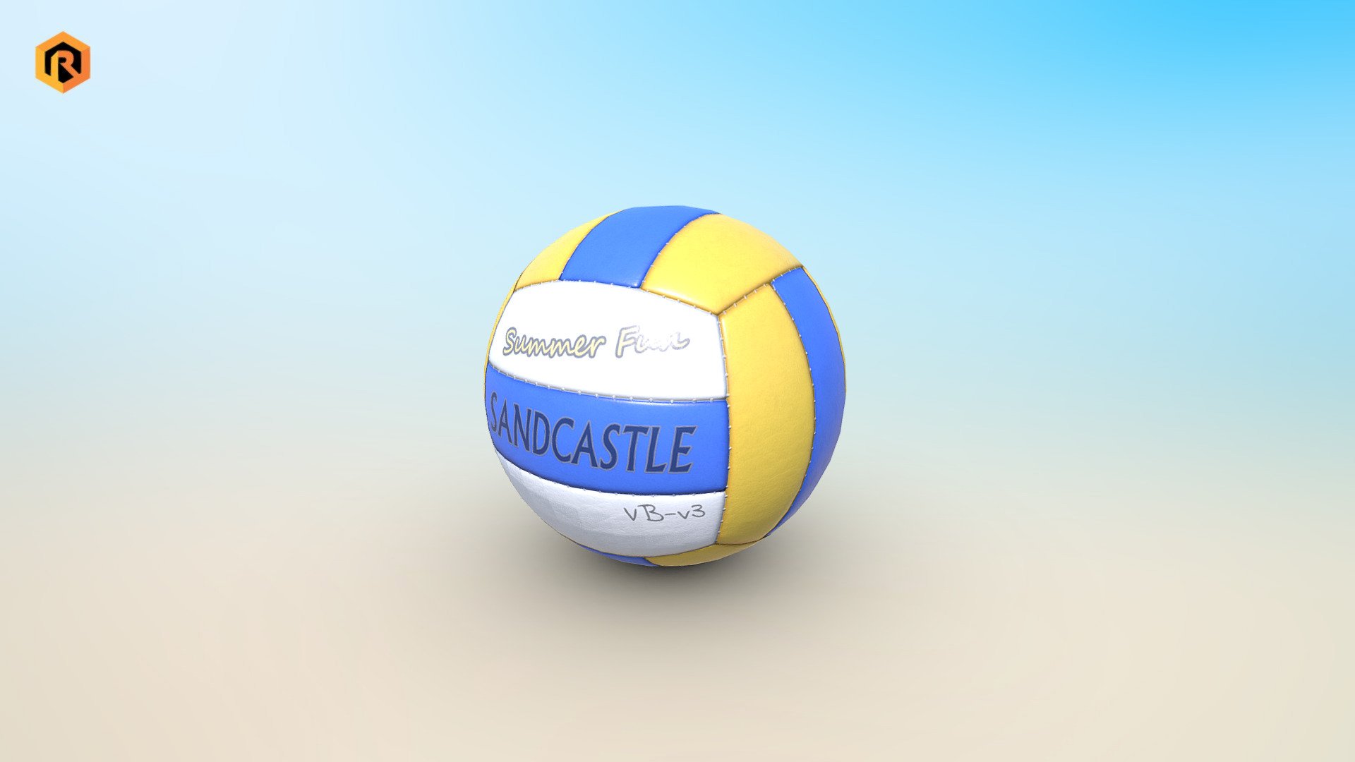 Volleyball 3d model